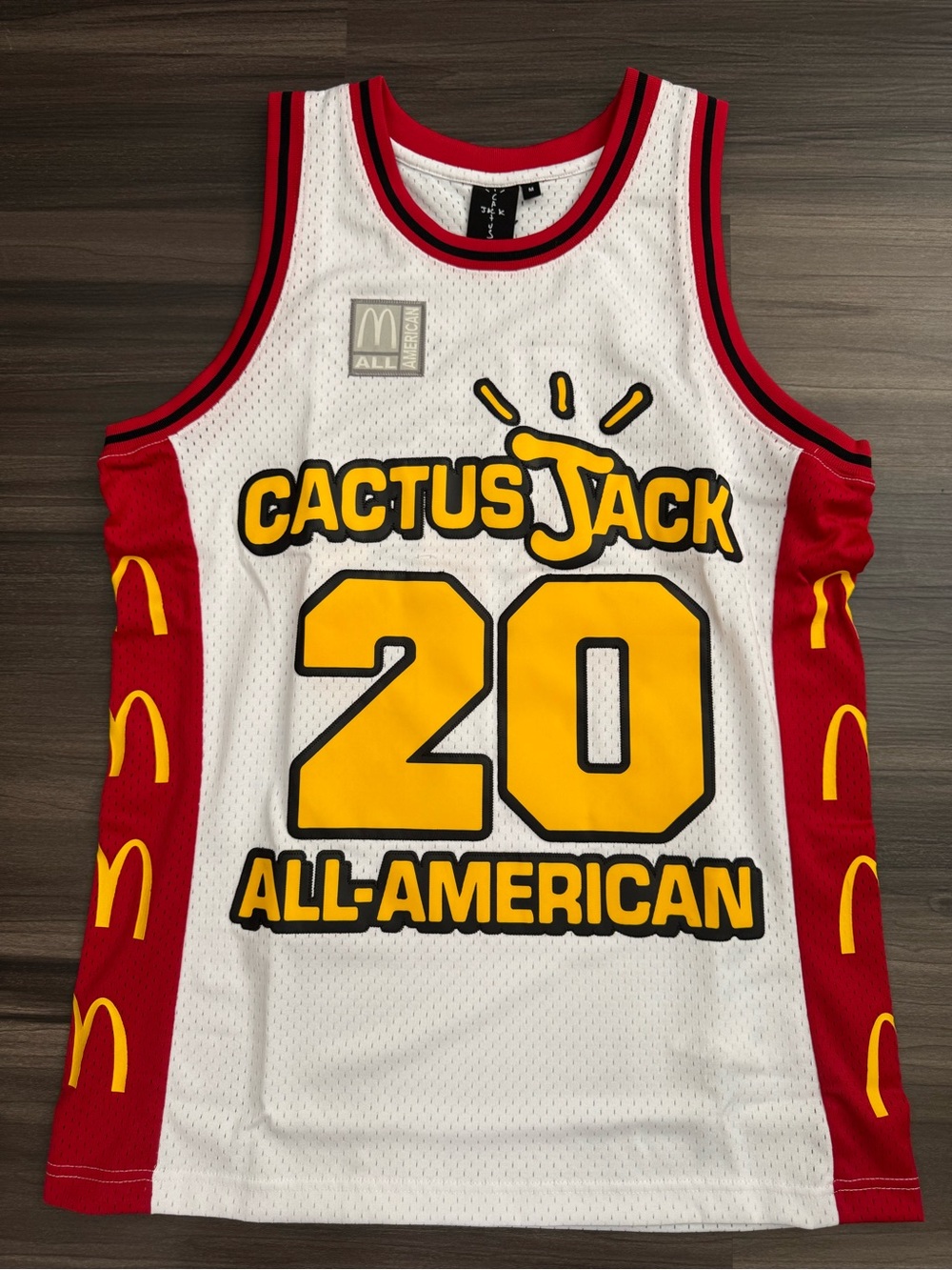 Travis Scott McDonald's Cactus Jack All-American Jersey Men’s Medium